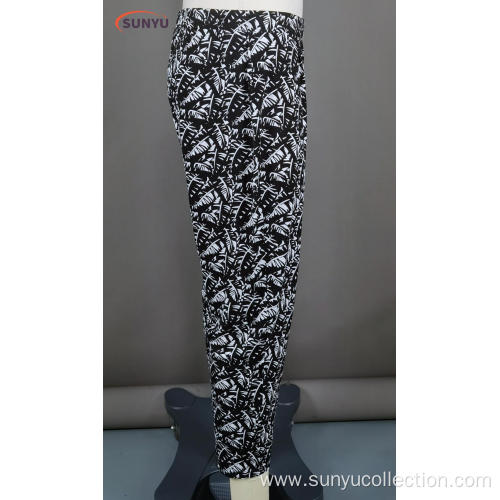 95%viscose 5%elastane jersey pants with all over print